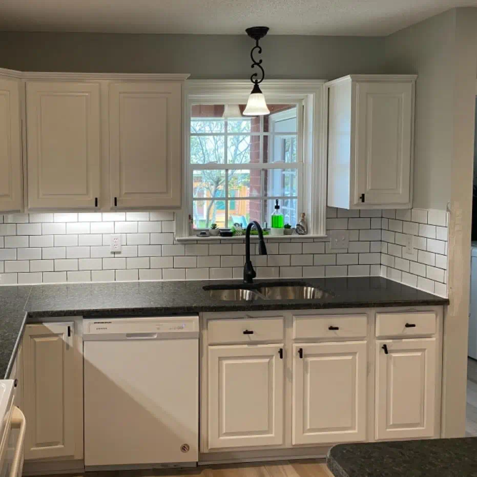 An image of a remodeling project in a kitchen completed by ProSource of Pensacola