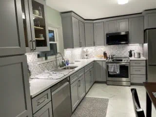 Remodeled kitchen