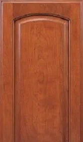 Omega Brookside Arch cherry cabinet in Nutmeg color available at ProSource Wholesale