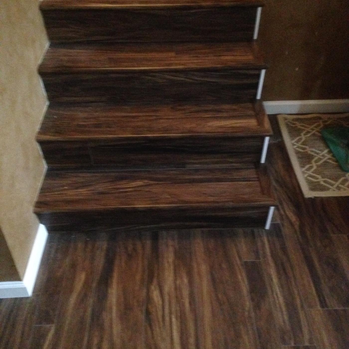 Luxury Vinyl Plank On Open Ended Steps Prosource Wholesale