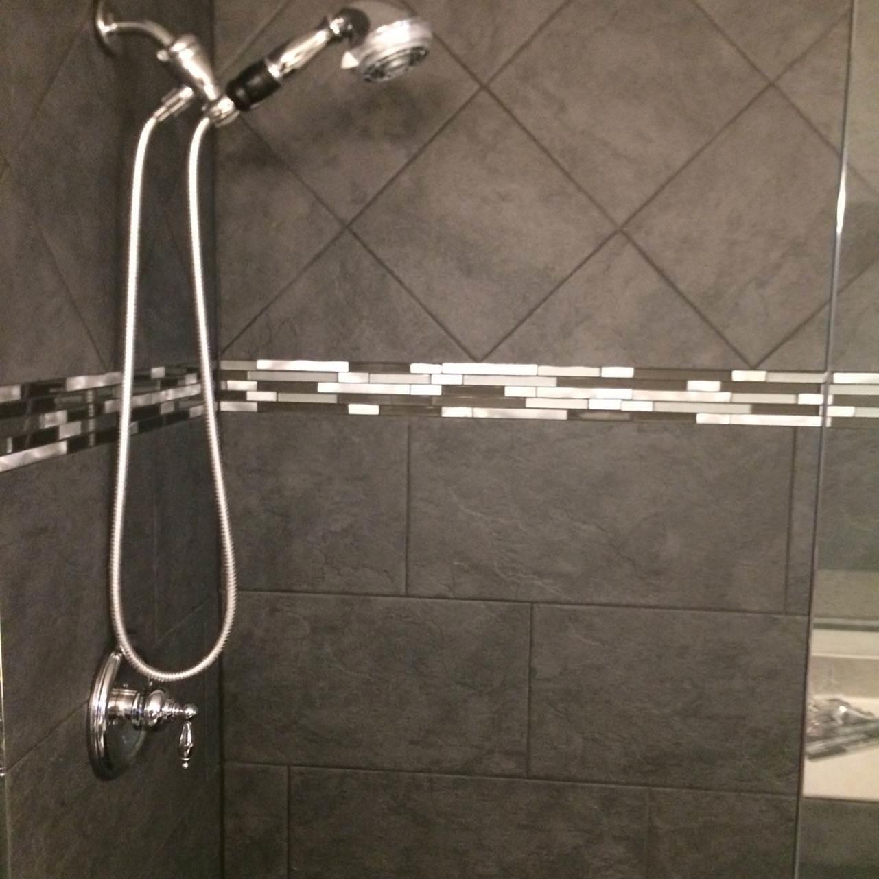 Shower with Metal Accents After 2