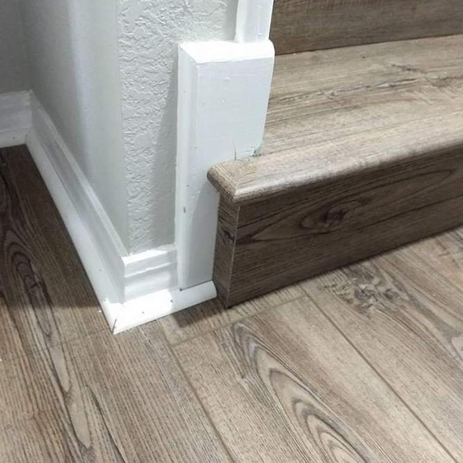 DeFunIck Springs Coretec flooring on stairway ProSource Wholesale