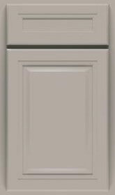 Aristokraft Saybrooke birch cabinet in Stone Gray color available at ProSource Wholesale