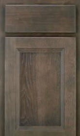 Homecrest Lautner hickory cabinet in Anchor color available at ProSource Wholesale