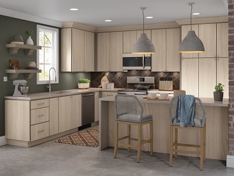 Homecrest cabinetry in the kitchen, available at ProSource Wholesale