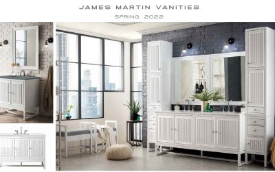 James Martin Vanities 2022 spring highlights, available at ProSource Wholesale