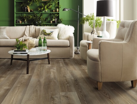 Monument engineered vinyl plank, available at ProSource Wholesale, offers natural beauty