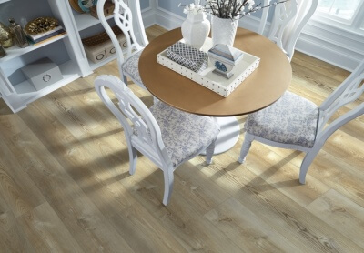 Monument engineered vinyl plank, available at ProSource Wholesale, offers charm and style to match any decor