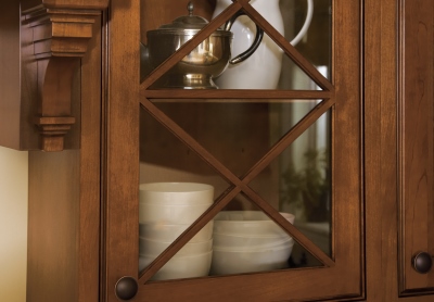 Detailed kitchen cabinet accents from Omega