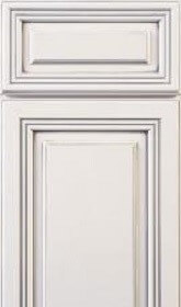 Omega Destin maple cabinet in Pearl Pewter color available at ProSource Wholesale