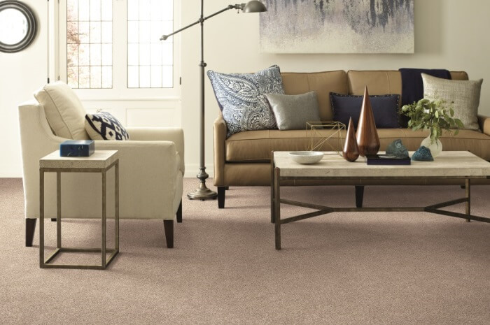 Tigressa carpet, available at ProSource Wholesale, is made of recycled material