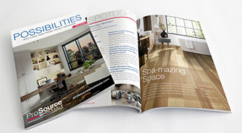 Possibilities 2022 catalog, with home remodeling tips and ideas, from ProSource Wholesale
