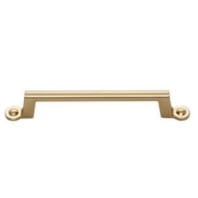 Atlas Bradbury Pull cabinet hardware in Warm Brass color available at ProSource Wholesale