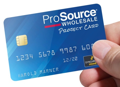 At ProSource Wholesale, homeowners have access to consumer financing with the ProSource Project Card