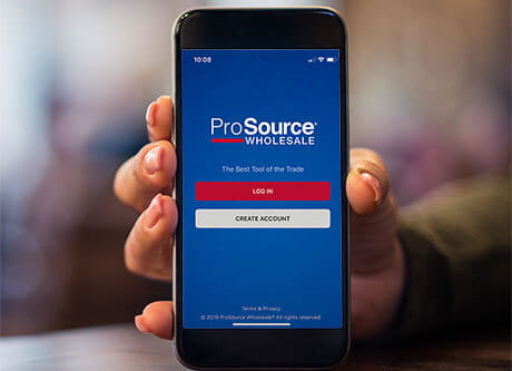 Benefits of trade pro membership at ProSource Wholesale include a trade pro app