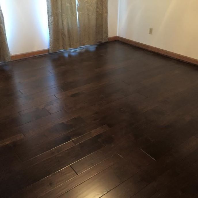 Dark Hardwood Bedroom Floor Prosource Wholesale