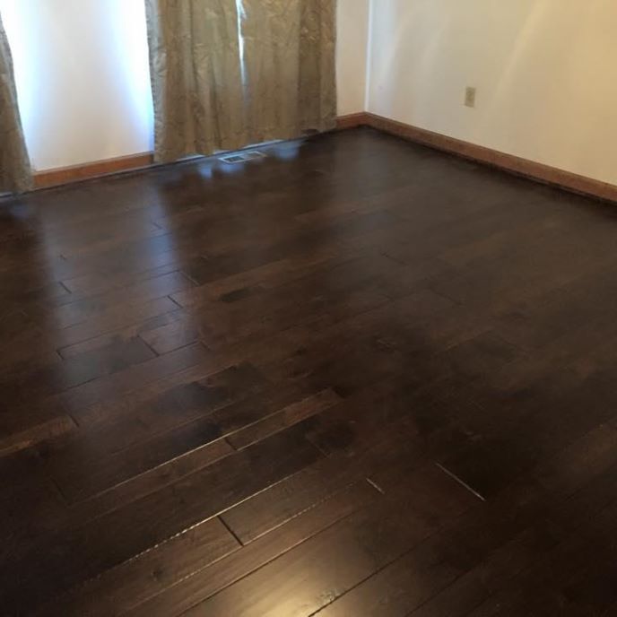 Dark Hardwood Bedroom Floor Prosource, Hardwood Flooring Chesapeake Va