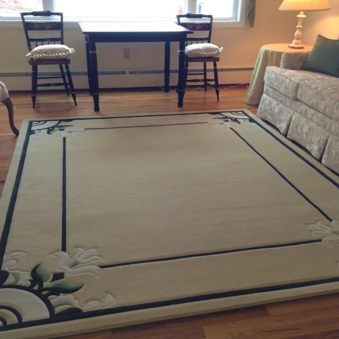 Custom Designed And Colored Sculpted Area Rug Prosource