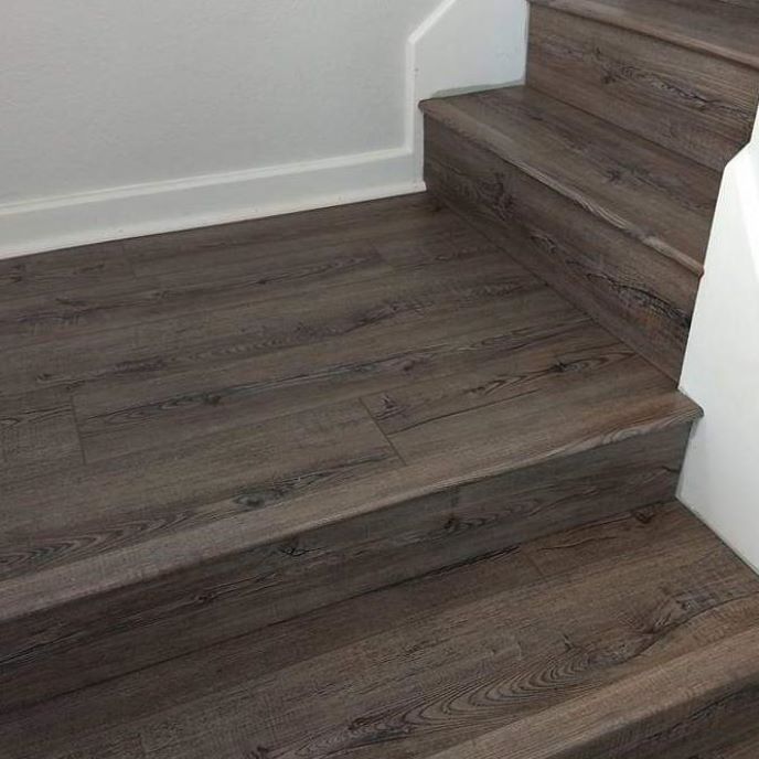 Defunick Springs Coretec Flooring On Stairway Prosource Wholesale