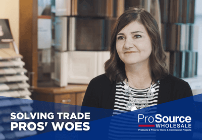Watch the solving the trade pros' woes video on YouTube