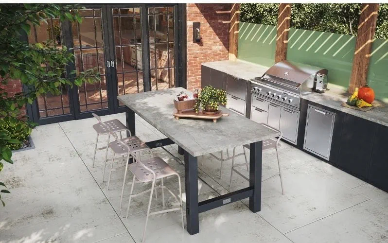 outdoor kitchen