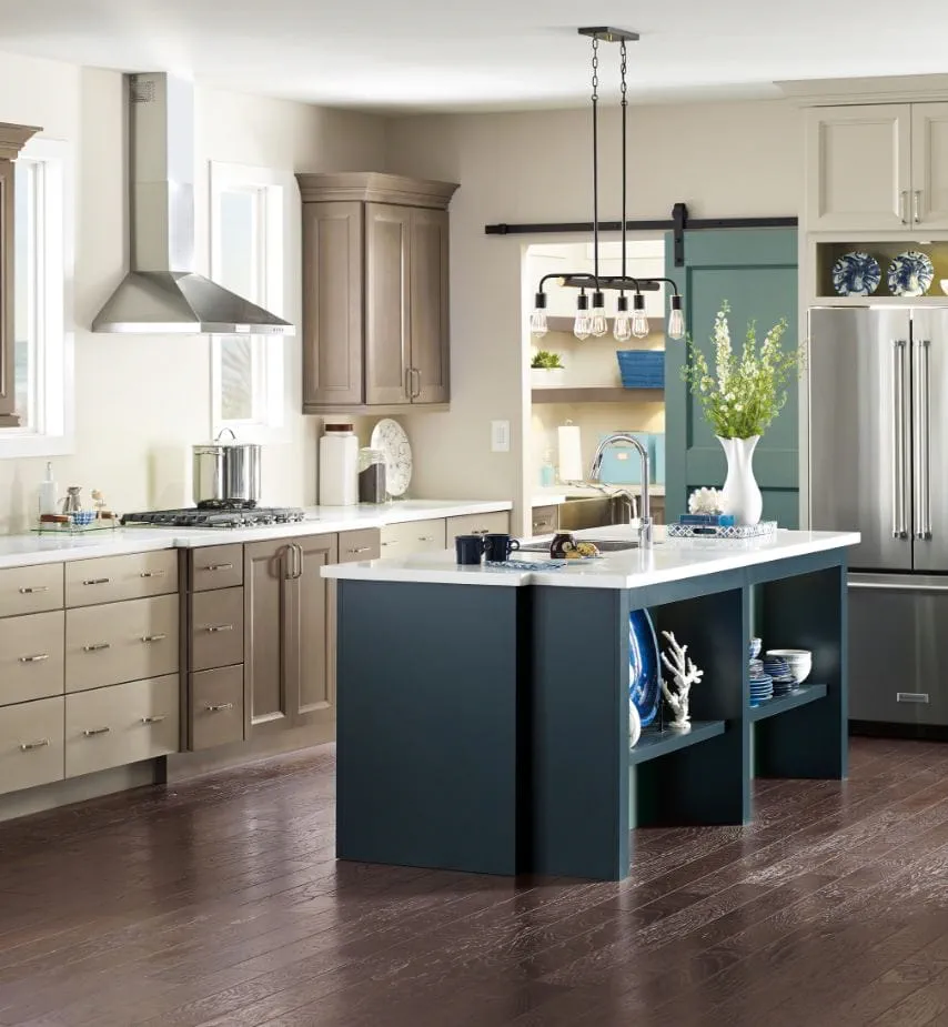 Kitchen cabinets shop different colors