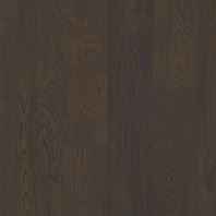 Avienda engineered white oak flooring in a deep dark brown color