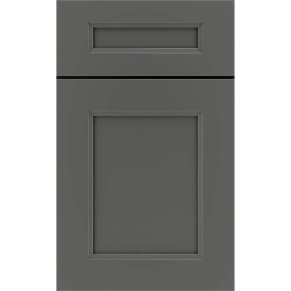 Diamond Caldera five-piece cabinet door in Moonstone, showing a light painted finish with a recessed center panel.