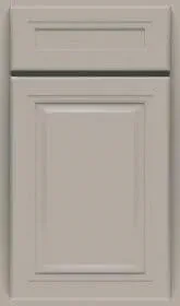 Aristokraft Saybrooke birch cabinet in Stone Gray color available at ProSource Wholesale