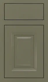 Decora Hawthorne Inset maple cabinet in Sweet Pea color available at ProSource Wholesale