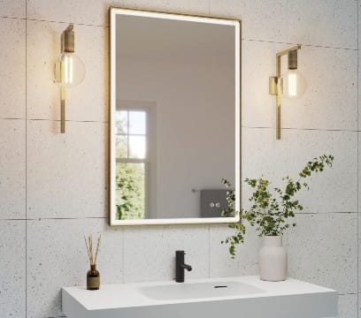 Fleurco lighted mirrors available at ProSource Wholesale
