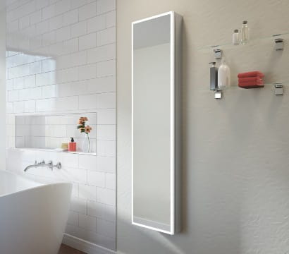 Fleurco lighted mirror available at ProSource Wholesale