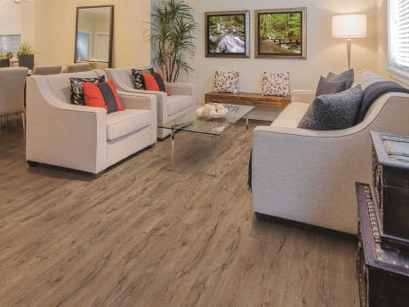 Resista Plus H2O luxury vinyl flooring available at ProSource Wholesale