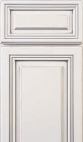 Omega Destin maple cabinet in Pearl Pewter color available at ProSource Wholesale