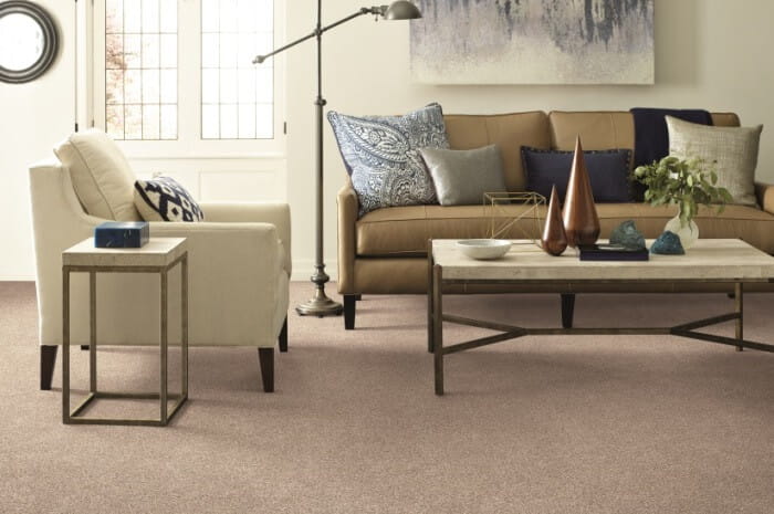 Tigressa carpet, available at ProSource Wholesale, is made of recycled material