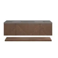 James Martin Marcello vanity in Chestnut color available at ProSource Wholesale