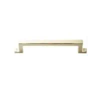 Atlas Campaign Bar Pull cabinet hardware in Polished Brass color available at ProSource Wholesale