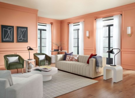Pantone 2024 color of the year Peach Fuzz can be complemented by products at ProSource Wholesale