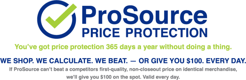 ProSource Wholesale Price Protection