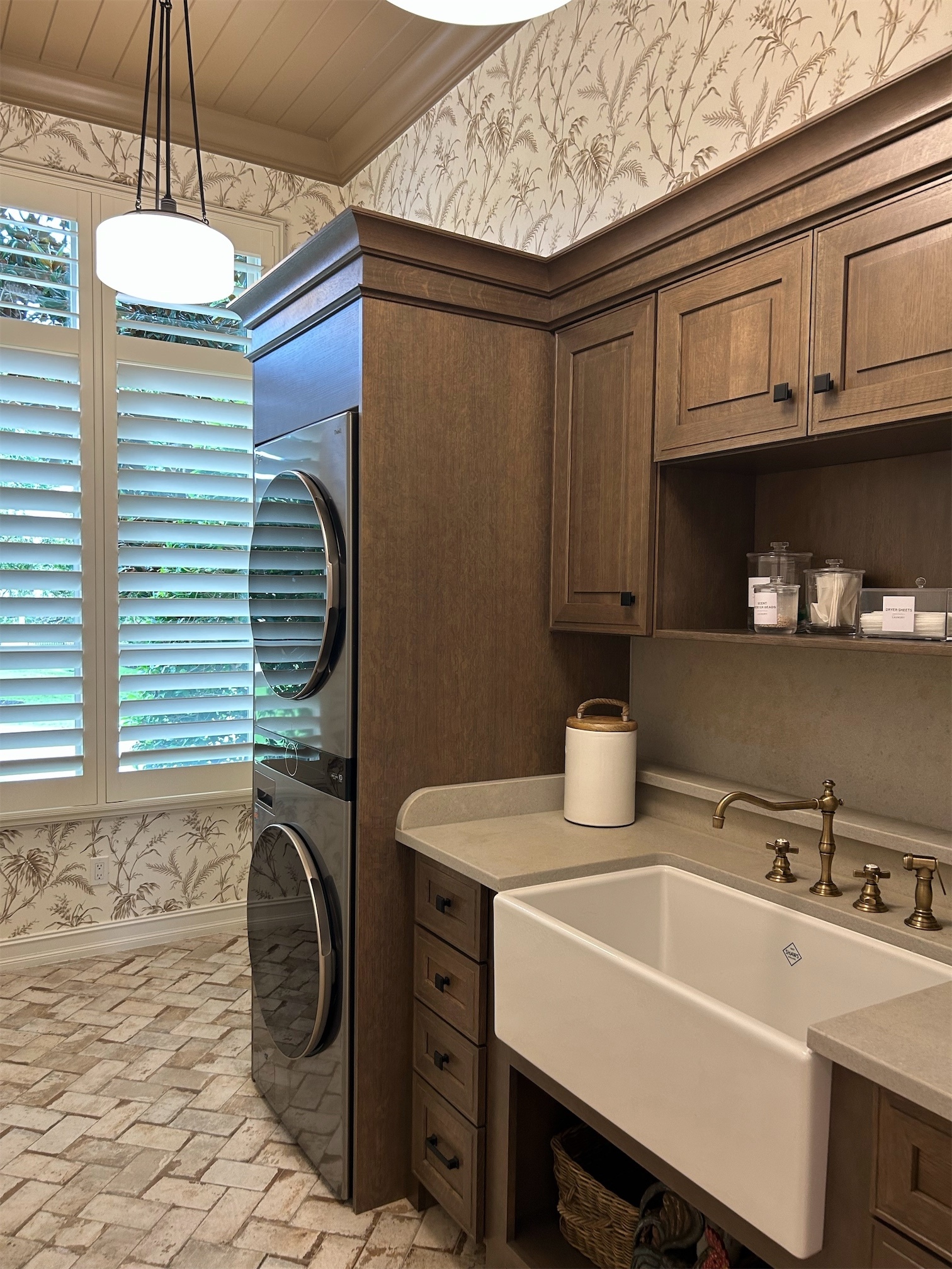 Remodeled laundry room