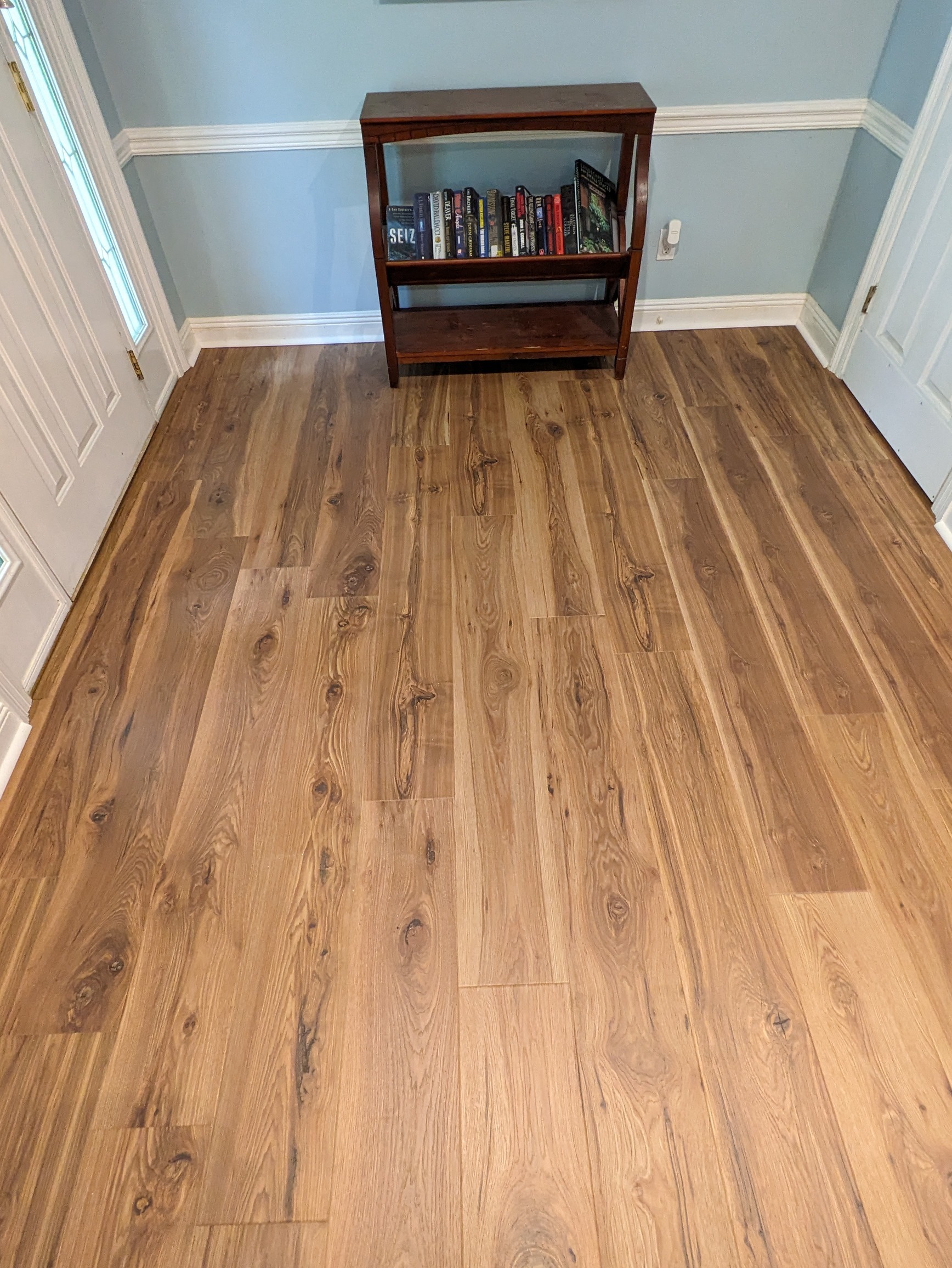 Tile Backsplash and Laminate Floor Installation