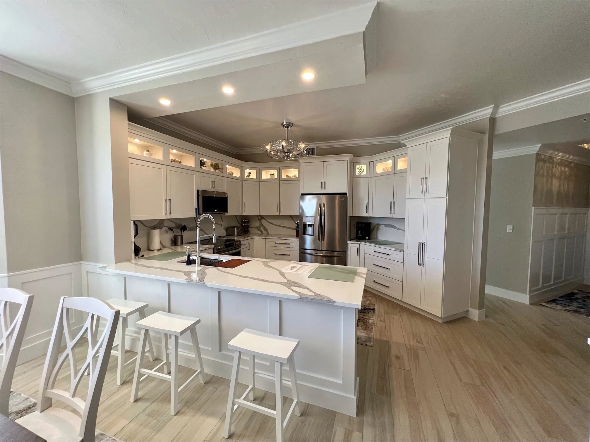 Remodeled kitchen