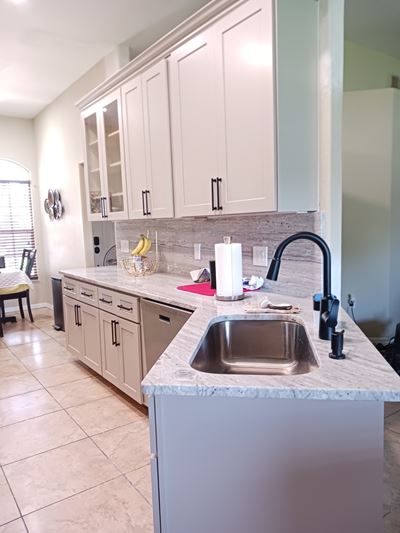 Remodeled kitchen