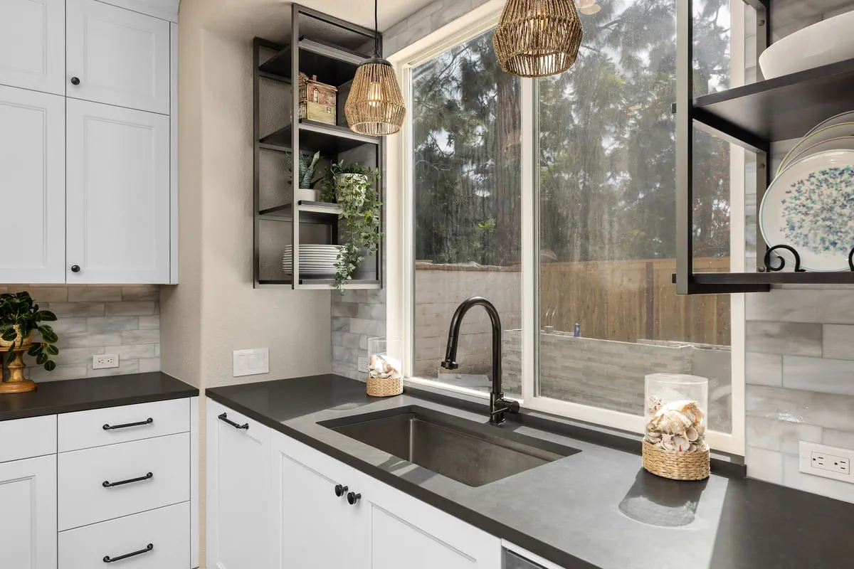 Remodeled kitchen