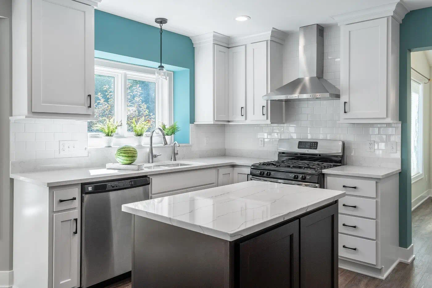 Remodeled kitchen