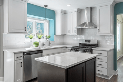 Remodeled kitchen