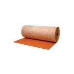 Roll of floor preparation material with an orange base.