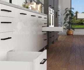 Richelieu cabinet hardware in a kitchen