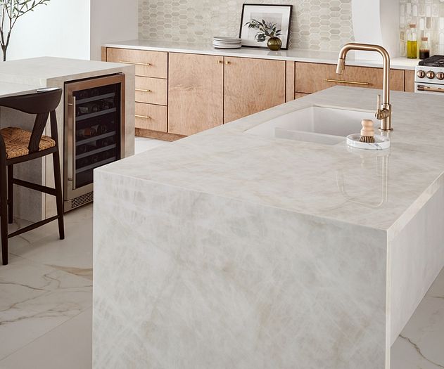 Stone kitchen counter