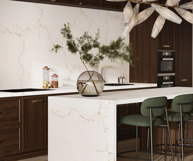 White countertops